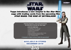 2019 Topps Star Wars: The Rise of Skywalker Hobby Box